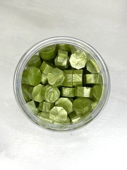 100 Count Frosty Olive Green Sealing Wax Beads