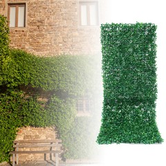 12 Pack Artificial Boxwood Wall Hedge Mat PE Privacy Fence Grass Panels 40*60cm