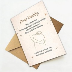 Fathers Day Card for Dad to Be, Father to Be Fathers Day Card, Fathers Day Gi…
