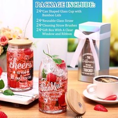 24 Sets Team Gifts Bulk for Employee Appreciation Thank You 16 oz Assorted