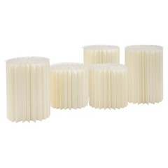 5Pcs Foldable Paper Column Display Stands, Round Cylinder Wedding Flower Stands