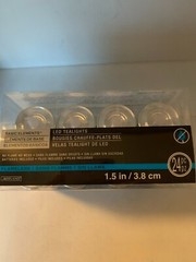 TEALIGHTS LED 24 pc, Flameless, batteries included, no flame, no mess