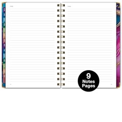 HARDCOVER 2026 Planner, 5.5″x8″: 14 Months 5.5″ x 8″ Pink Purple Marble