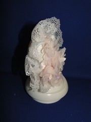 New Vintage Wilton «Lacy Elegance » Wedding Cake Top, pink , 109-2003