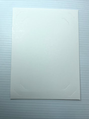 Gold Foil Program Wedding Invitation Card W Picture Photo Corner Cutout Top Fold