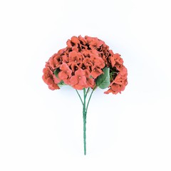 25 Silk Hydrangeas Flower Heads Floral Bouquets Wedding Party DIY Craft Supplies