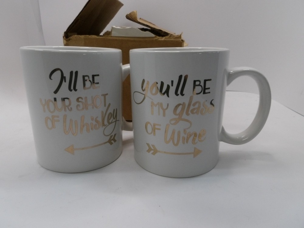 You»ll be my glass of Wine/I»ll be your Shot of Whiskey Coffee Mugs