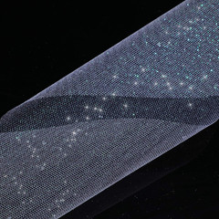 Glitter Tulle Roll Sparkling Tulle Ribbon Fabric Spool for Wedding Decoration Gi