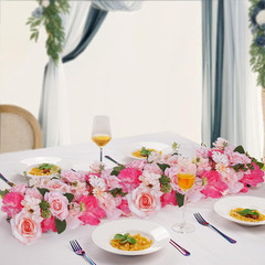 10 Pack Pink Wedding Arch Decorations – 20.47″ Floral Centerpieces