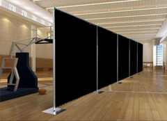 ADJUSTABLE QUICK BACKDROP KIT 12 FT TALL x 24 FT- 60 FT WIDE PIPE WITHOUT DRAPE