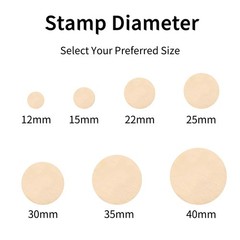 Custom Wax Seal Stamp Head,Personalized Logo Design Sealing Wax Stamp,12-40mm