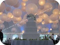 10X 12″ round Chinese paper lanterns Wedding Party Floral Lamp Event decoration