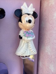 Vintage Disney Store Mickey & Minnie Mouse Wedding Cake Server & Knife Set