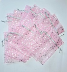 Gift Bags for Package PINK Heart Gift Pouch Candy Wedding Favor 5×7″ 50 pcs