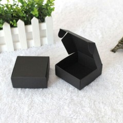 300x Black Paper Boxes Gift Packing Boxes Wedding Party Favour Boxes 7.5×7.5x3cm