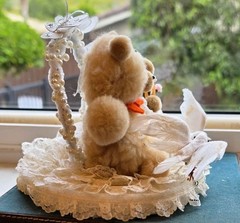 Hand Made Wedding Cake Top Bears