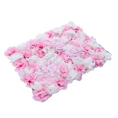 Flower Wall Panel 24″ x 16″ Artificial Roses Dahlias for Wedding & Party
