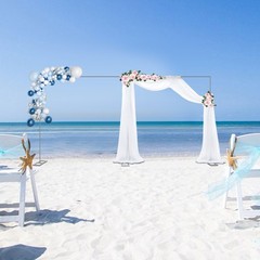 6M x 3M Wedding Backdrop Stage Stand Pipe and Drape Kit Curtain Frame Heavy Duty