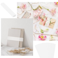 200Pcs Invitation Belly Bands, Clear Vellum 31x4cm/12.2×1.57in, 200pcs