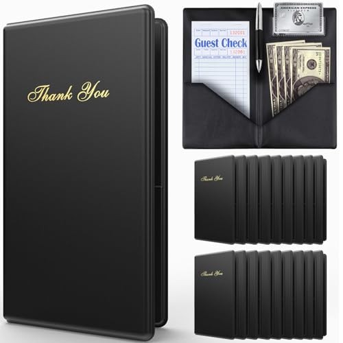 Check Presenters for Restaurants – Pack Guest Check Books for Servers – 20