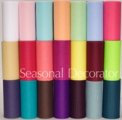 12″ x 75′ Diamond Wedding Tulle – Flame Retardant (Choose Color!) 01205490
