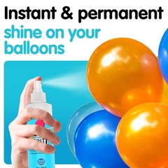 Balloon Shine Spray 8 oz — Single-Event Hi-Gloss Pump for Latex Multicolor