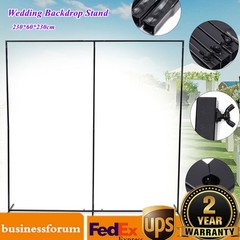 Wedding Stand Arch 2.3×2.3m Iron Pipe Durable Rust Resistant Backdrop Frame