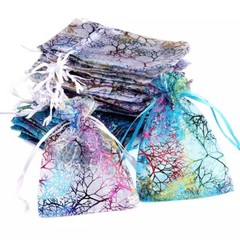 Colorful Organza Bag Jewelry Packaging Drawstring Pouch Wedding Gift Favor Bags