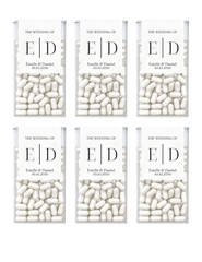 The Wedding Of Personalized Mint Labels | Initial Wedding Favors | Bridal Mints
