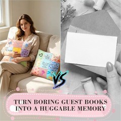 Guest Book Alternative- DIY Quilt 66 pcs Baby Shower, Wedding, Any Occasion NEW