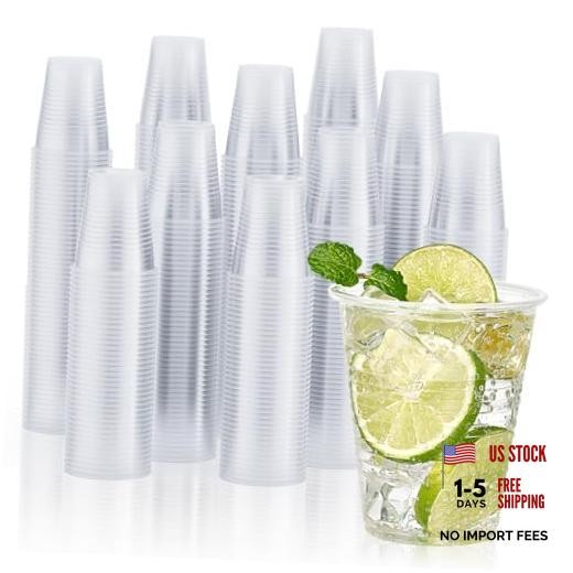 2000 Pack 12 OZ Clear Plastic Cups – 12 Ounce – Clear – 2000 Pack