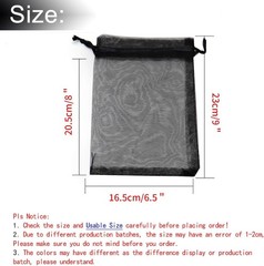 Dealglad Bezall 50pcs Drawstring Organza Jewelry Candy Pouch Christmas Weddin…