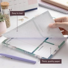 Riley’s Weekly Planner Pad, Calendar Tear Off, Desk Organizer, To Do List Not…