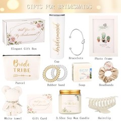 12 Pcs Bridesmaid Proposal Gifts Will You Be My Bridesmaid Proposal Gifts-New