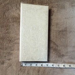 Vintage Hallmark Wedding Photo Album Original Slipcover Floral Embossed