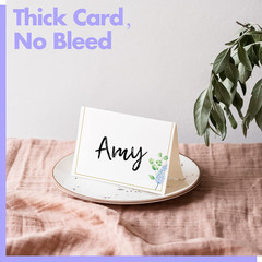 110 PCS Tent Cards, Small Place Cards with Elegant Floral Design Delicate Seatin