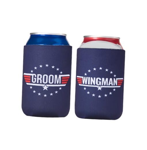 Bachelor Party Favors Can Coolers (pack) Groomsman Gift for Wedding I Team 7