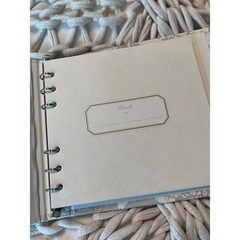 Cream Guest Book Wedding Rental Property Funeral Celebration New 8×9