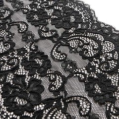 LUMKET 7 Inches Wide Stretchy Lace with Floral Pattern for Bridal Wedding