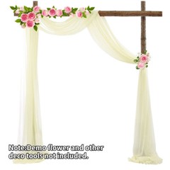 Backdrop Draping Curtain Arch Wedding Party New 13/20/32.8ft Decor 4/6/10M Tulle
