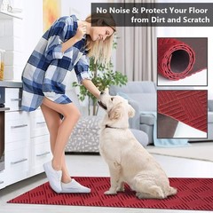 Runner Rugs 2FTx6FT Indoor Outdoor Hallway Runner Rubber Backing Non-Slip Car…