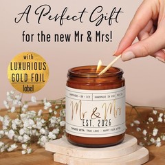 Wedding Gifts for Couples 2026, Bridal Shower Gifts from Bride – ‘Mr and Mrs …