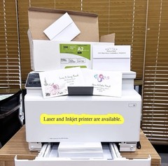 500 Pcs Bulk A2 Invitation Envelopes in White Peel & 500 White,