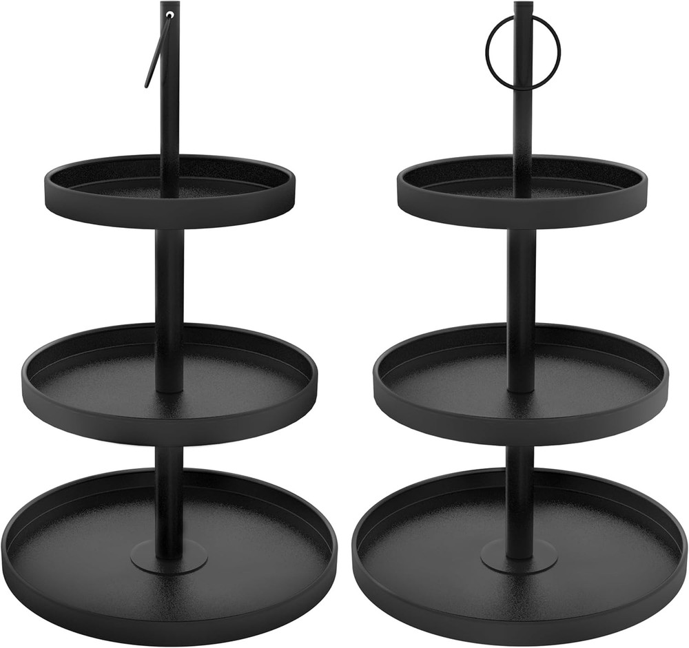 Cupcake Stand for 50 Cupcakes,Cupcake Stand 2 PACK Metal 3 Tier Cupcake Tower