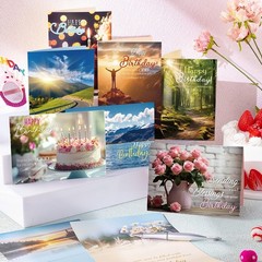 Motiskyy 120 Pack Religious Christian Birthday Cards Bulk with Scripture Bibl…
