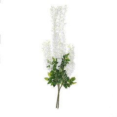 IVORY 44″ tall Silk Wisteria Flowers Hanging Vine Bush Wedding Centerpieces