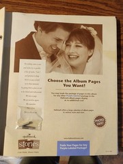 Vintage Precious Moments Wedding Album Hallmark Stories w/8 Sealed Pages 2001