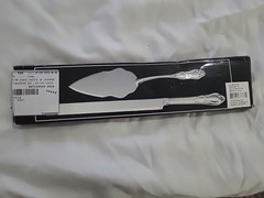 Lenox True Love 2-Piece Dessert Set Silver Plated Cake Knife & Server In Box