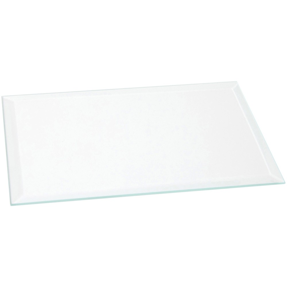 Plymor 4″ x 6″ Rectangle, 3mm Thick Beveled Clear Glass