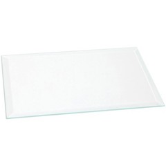 Plymor 4″ x 6″ Rectangle, 3mm Thick Beveled Clear Glass